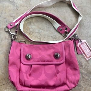 COACH Poppy Signature Pink Handbag
